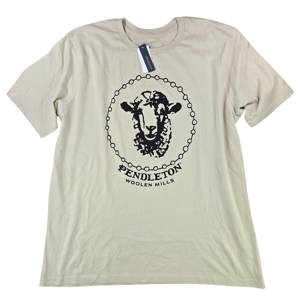 Pendleton | New Woolen Mills T-shirt with Sheep | Size XL